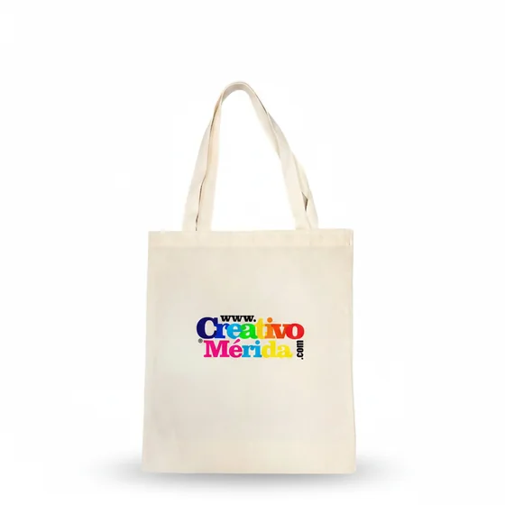 Tote bag de lienzo 28x32cm Un color