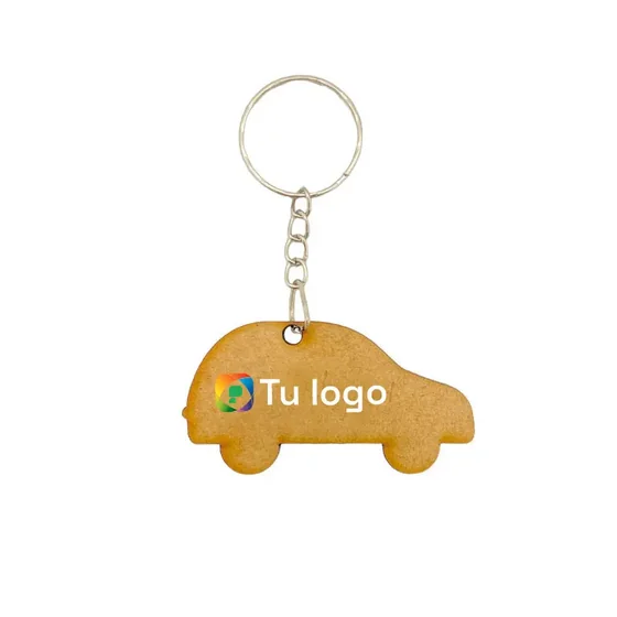 Llavero MDF de Carro