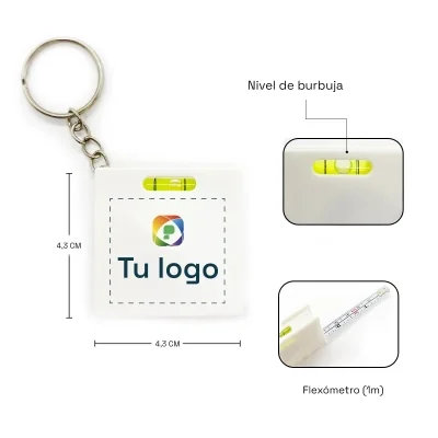 Llavero flex con nivelador personalizado
