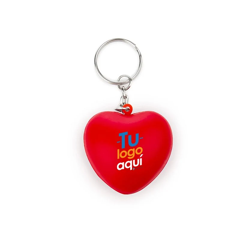 Llavero Corazón Antiestrés personalizado