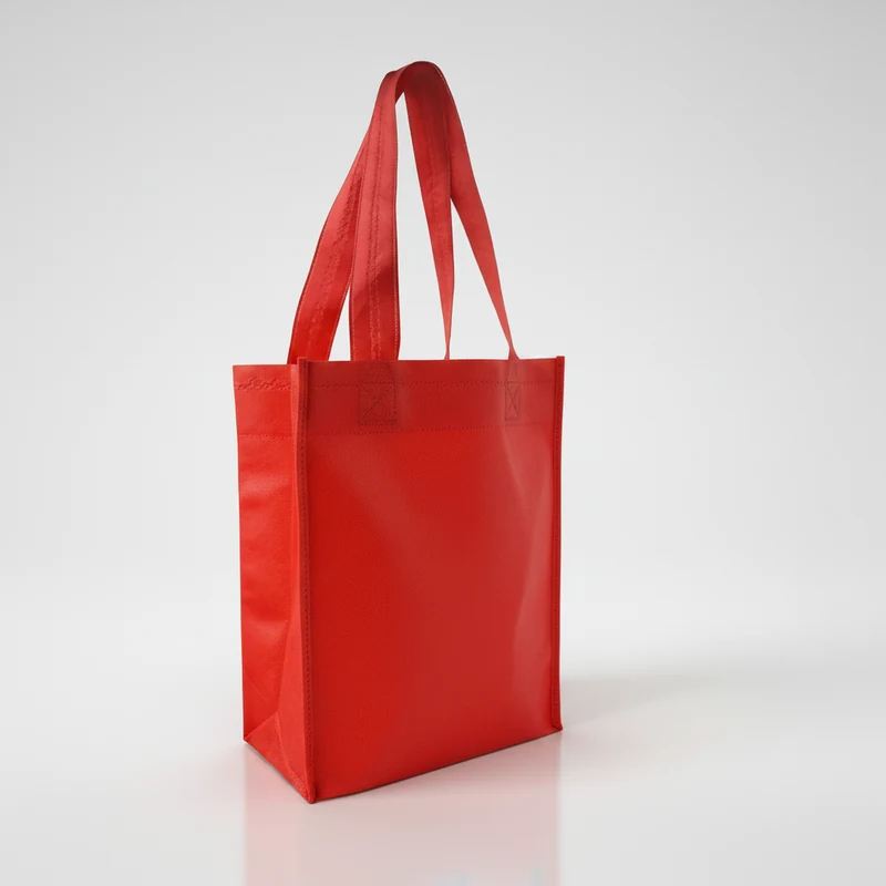 Bolso de cambrela termosellado con fuelle 25x30x9 cm personalizado