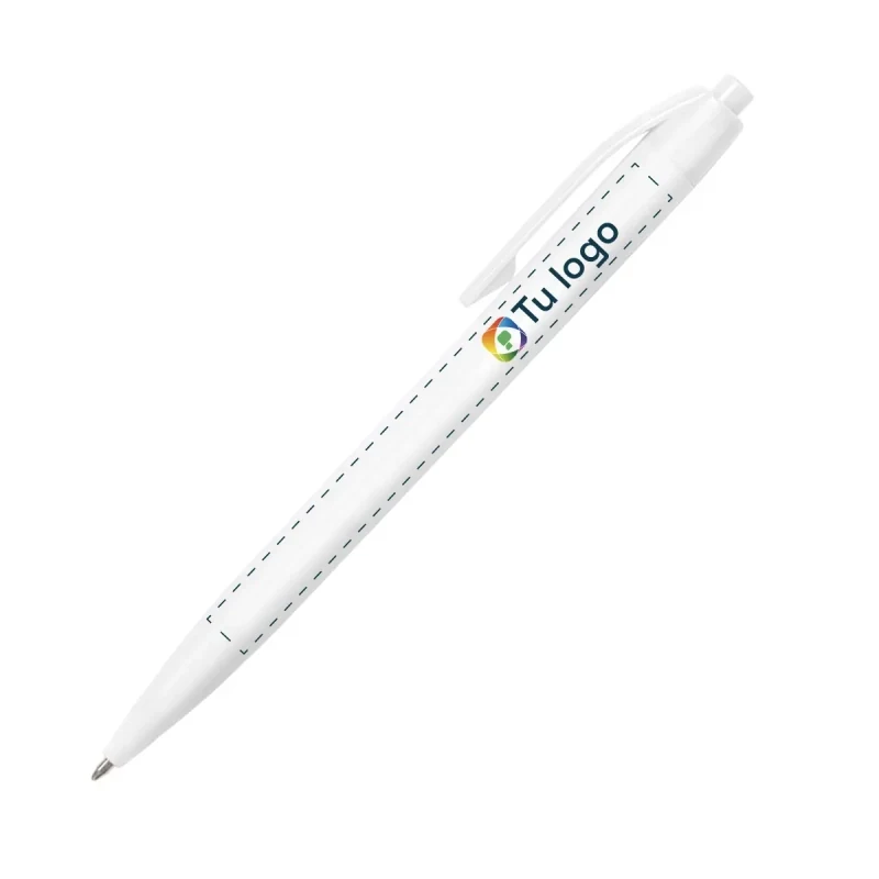 Bolígrafo Plástico White Pro