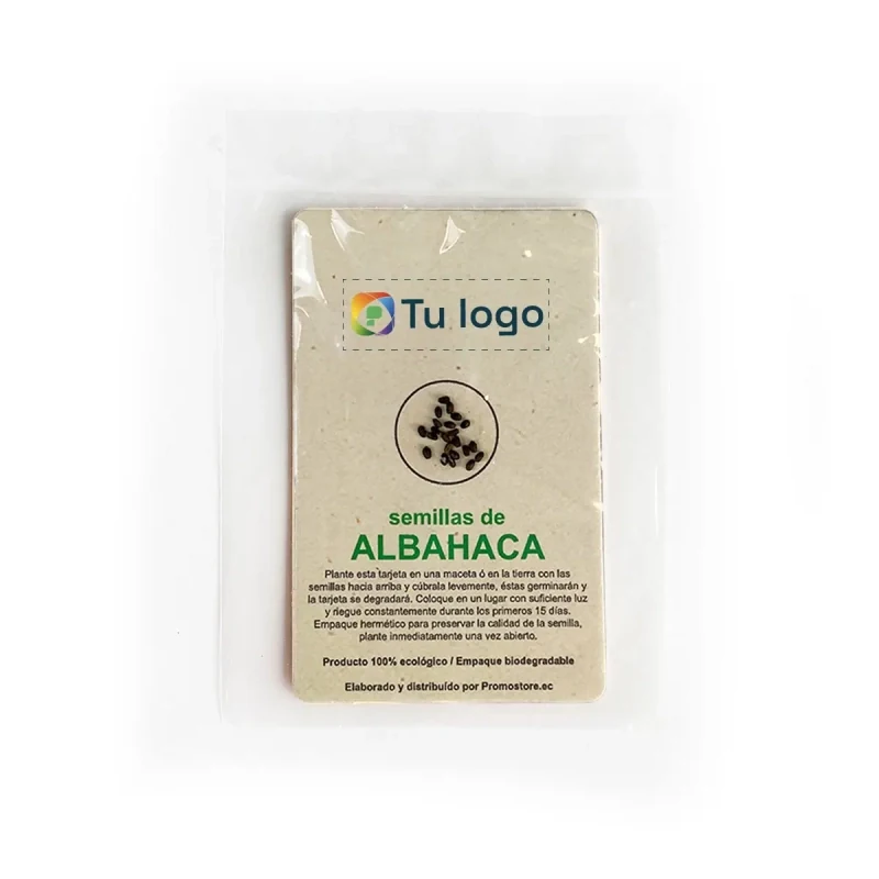 Imagen principal de Tarjeta biodegradable con Semilla