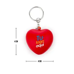 Vista previa de Llavero Corazón Antiestrés personalizado 3