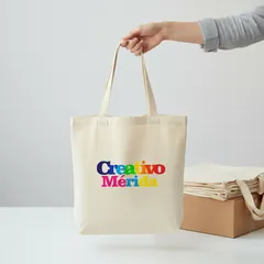 Vista previa de Tote bag de lienzo 28x32cm Un color 4