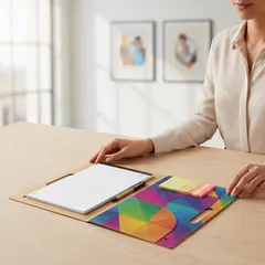 Vista previa de Carpeta eco Meeting personalizado 4