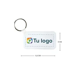 Vista previa de Llavero acrílico rectangular 5