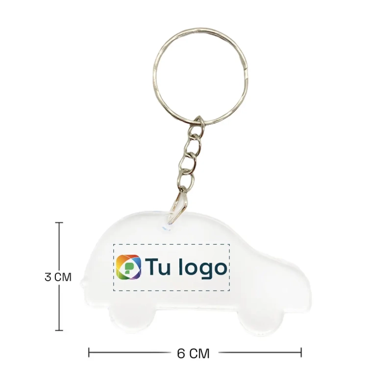 Vista previa 6 de Llavero Acrílico Carro Personalizado