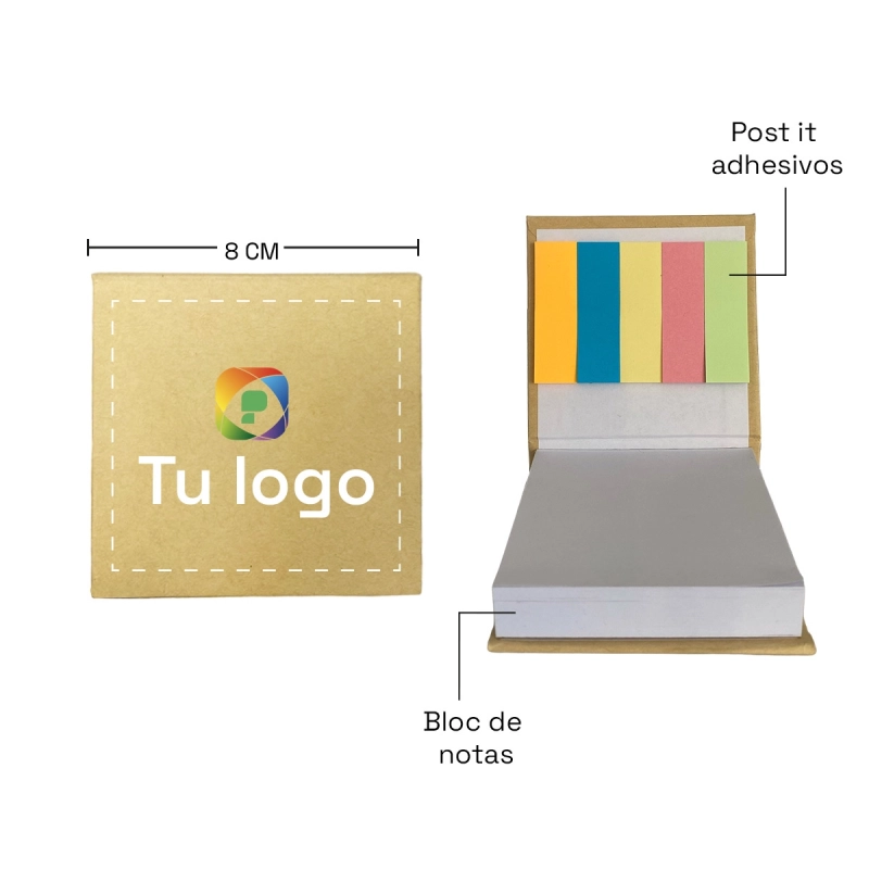 Vista previa 3 de Porta Notas Ecofriend Con Post It