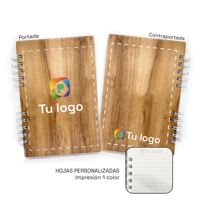 Vista previa 1 de Cuaderno Premium MDF laminado A5