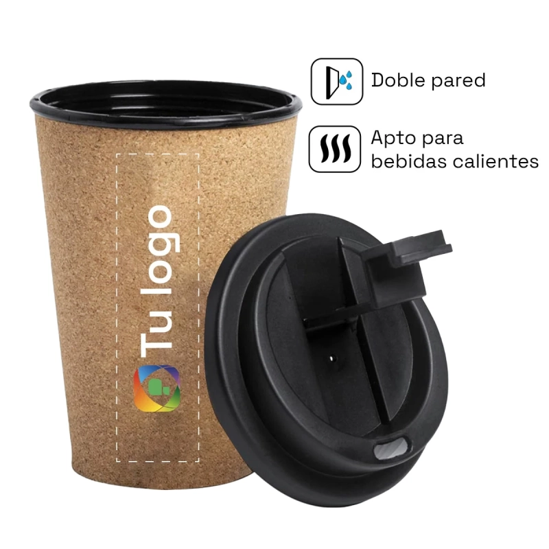 Vista previa 1 de Mug de corcho 300ml